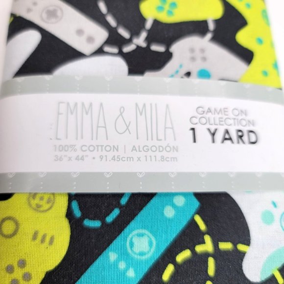 Emma and Mila Quilting Fabric Square 1 Yard Game On NIP 100% Cotton DH832 - Picture 2 of 4